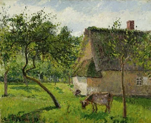 Orchard at Varengeville with Cow